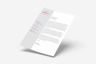 Business letterhead template corporate