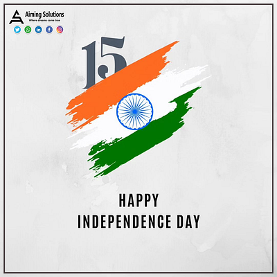Happy Independence Day app branding design digital digitalmarketing graphic design illustration logo seo ui