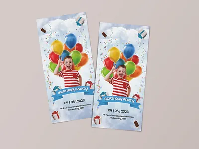 Birthday Flyer design graphic design illustration