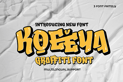 KOEEYA – Display Graffiti Font headline
