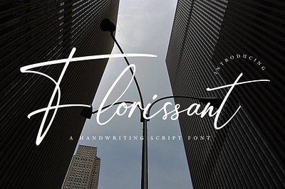 Florissant - Handwriting Font app branding design graphic design illustration logo typography ui ux vector