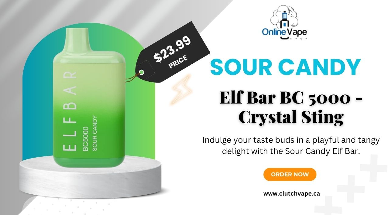 Sour Candy Elf Bar Tangy and Playful SweetSour Delight by Clutch