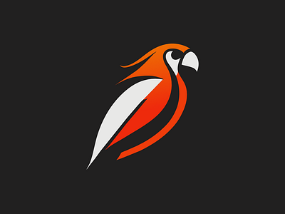 Parrot Logo branding design graphic design icon illustration logo typography ui ux vector