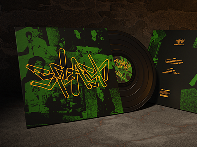 VINYL PACKAGE DESIGN | SPLASH 3d album albumcover animation artwork branding design graphic design identity illustration illustrator logo lp motion graphics music rap tag ukrsine vector vinylcover