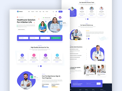 Meditest - Medical & Health Figma Template wellness