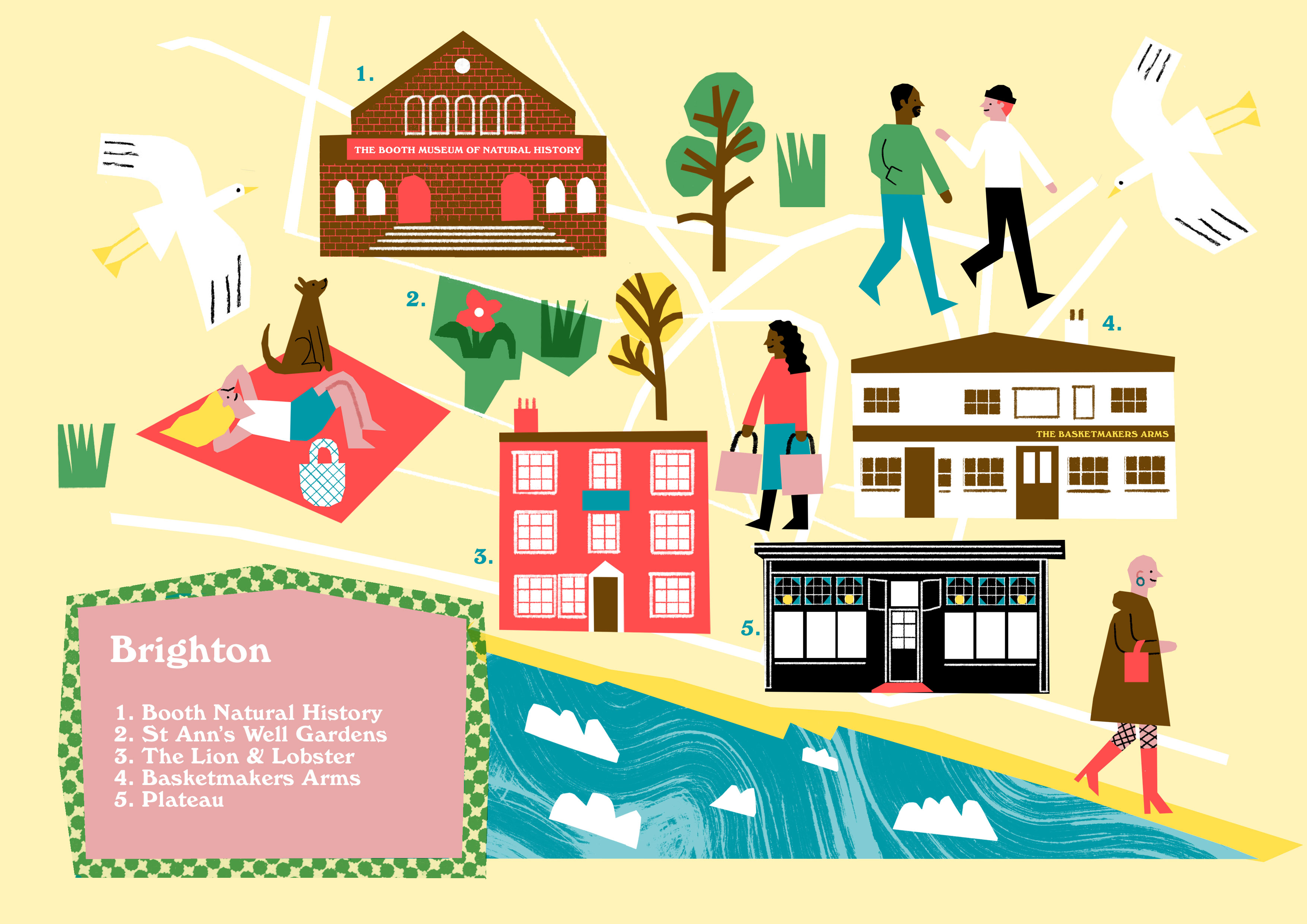 Map Of Brighton By Lizzie Lomax On Dribbble   Original Dbd53bbaac32158821529bdfb54929db 