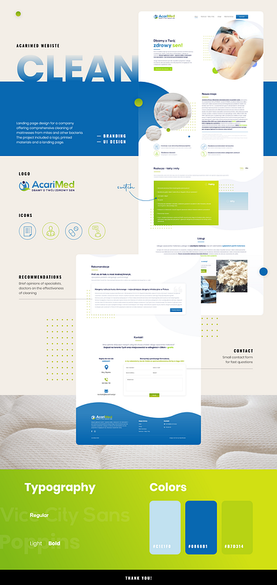 AcariMed Webiste branding design graphic design typography ui ux vector