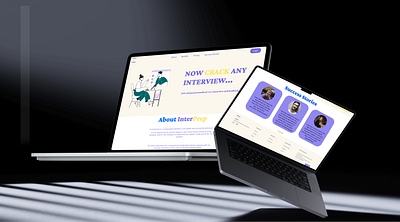 InterPrep design desktop figma mockup ui website