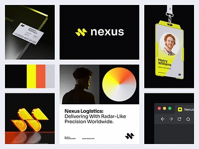 Nexus Logistics Branding brand brand guidelines brand identity brand sign branding business halo halo lab identity logo logo design logotype marketing packaging smm startup visual identity