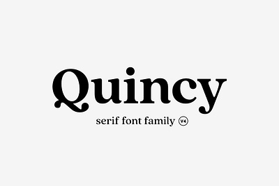 Quincy CF vintage serif font family opentype