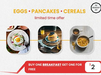 Special Offer Design breakfast dailyui discount figma food offer post design special offer ui design web design