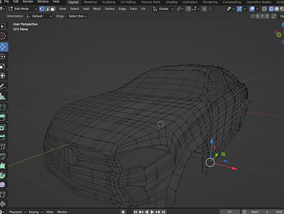 Blender Project - car animation design illustration motion graphics