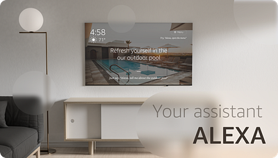 Hotel assistant alexa b2b b2c design minimal minimalistic ui