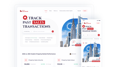 Real estate website real estate ui ux