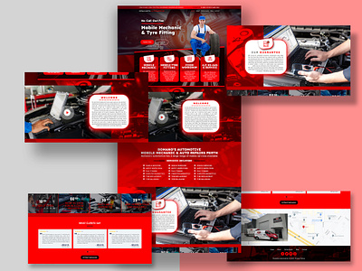 Romanos Auto Website Design auto ui design auto website design car repair website
