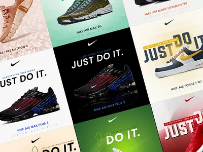 Social Media Design- Nike adidas advertising airmax banner banner design brand graphic design nike nikeair nikejordan nikeshoe post design poster shoe shoes sneakers social banner social media social media design social media post