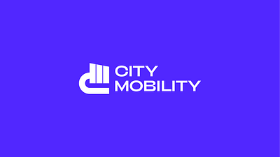 City Mobility / Brand Design building city icon logo minimal mobility road transport transportation urban