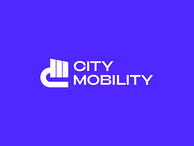 City Mobility / Brand Design building city icon logo minimal mobility road transport transportation urban