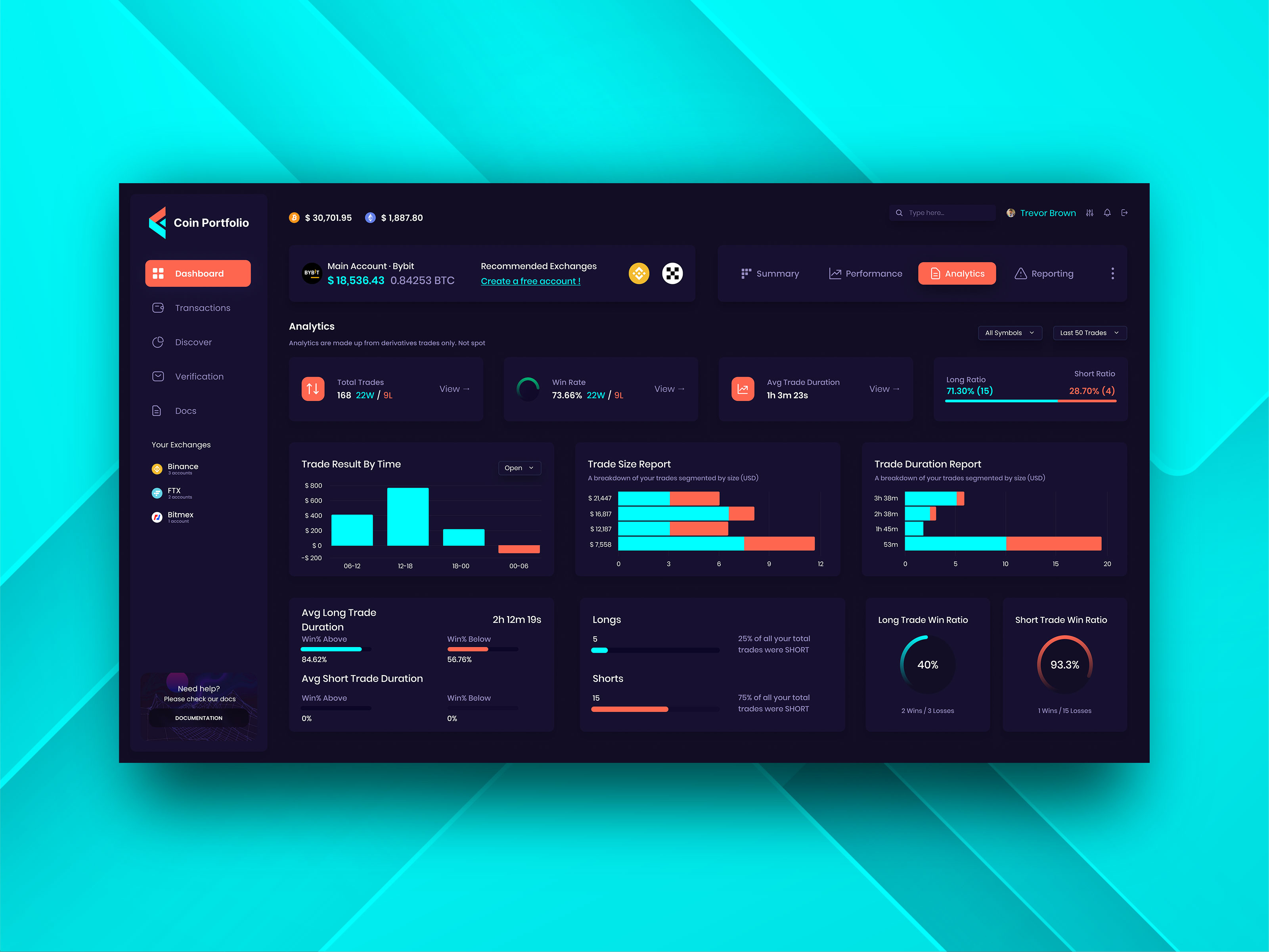 Crypto Portfolio Management & Crypto Trading Tracker Web3 App by Extej UI  UX Design Agency on Dribbble