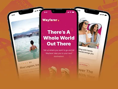 Wayfarer | Travel Agency Website design figma logo travel travel agency website travel website traveling ui ux web webdesign website website design wordpress
