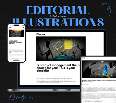 Abstract editorial illustrations art design editorial graphic design graphics illustration illustrator management product product management