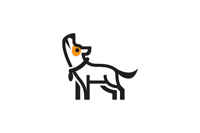 Simple Dog Logo animal branding cute design dog graphic design logo pet