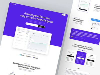 Stock Trading platform landing page crypto crypto websites cryptotrading landing page onlinetrading stock stock trading stockmarket trading trading website tradingwebsite website