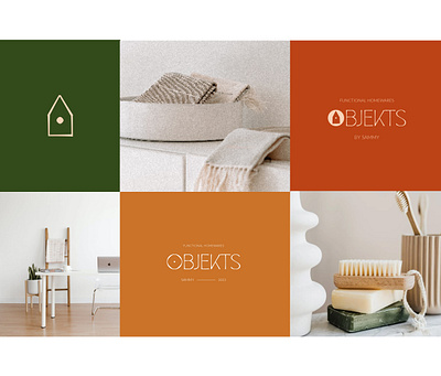 Objekts - Functional Homewares 🏠🎨 branding design graphic design logo typography