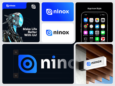 Ninox Logo art branding design designer graphicdesign graphicdesigner illustration logo logodesign logodesigner
