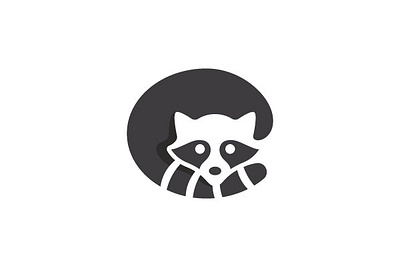 Raccoon Logo animal design logo racoon