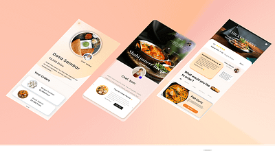 Indian - Ordering Food App animation branding design figma food foodapp mobile orderingapp ui uiux