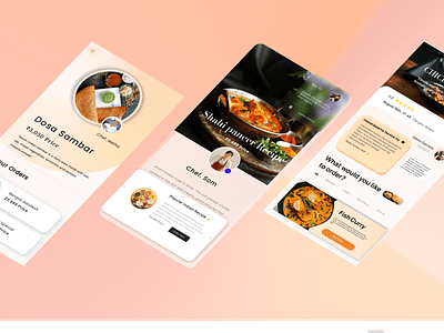 Indian - Ordering Food App animation branding design figma food foodapp mobile orderingapp ui uiux