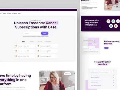 SAAS LANDING PAGE (XPENDY) landing page saas ui