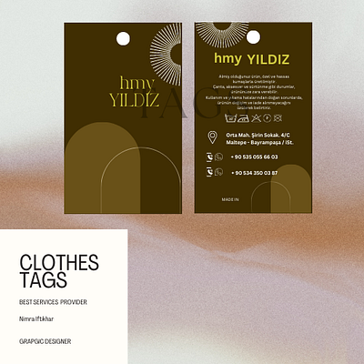 Clothing Tags branding graphic design logo ui