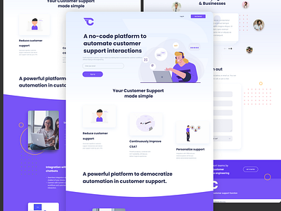 Codif: Automated Customer Support Platform by Ghurki Design Co. appdesign chatbots customersupport ghurkiuiux graphic design ui web