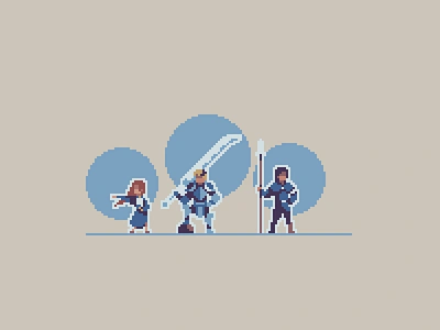 Shalan, Adolin and Kaladin from Stormlight Archive! 16bit 8bit bookart characterart characterdesign characters fanart fantasy fantasyart gameart illustration kaladin minimalistart minimalistic pixel art pixelart stormlight archive stormlightarchive tinyart tinypixels