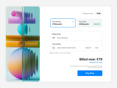 Daily UI Challenge #002 - Credit Card Checkout Form app branding credit card checkout design figma form graphic design graphic design principles illustration minimal ui