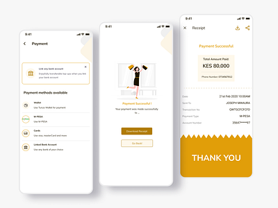 Payment receipt app design paymentreceipt ui ui design uiux ux