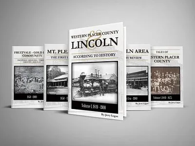 Placer County - History Book Cover Design book cover graphic design print design