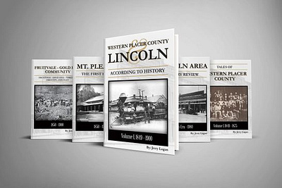 Placer County - History Book Cover Design book cover graphic design print design