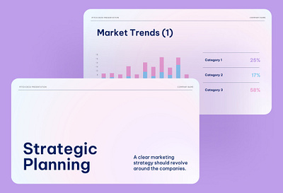 Lavender and Rose Gradient Presentation Strategic Planning business free free template pitch deck powerpoint presentation template slides slides template strategic planning template