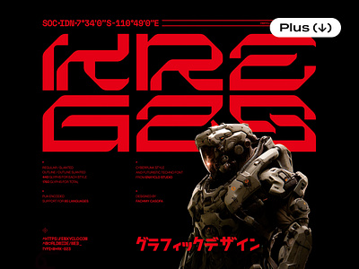 NCL Kregas — Futuristic Mecha Font anime cyberpunk display download font futurism futuristic geometry mech pixelbuddha tech typeface typography