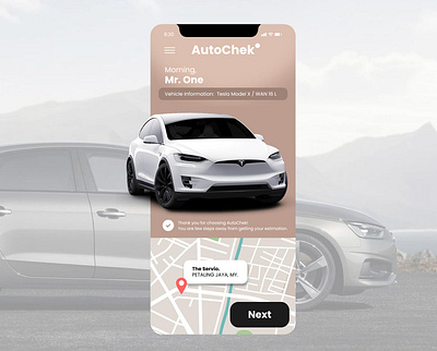 #04 - Estimation Car Apps Mock Up apps automotive graphic design mobile apps mock up ui design vehicle