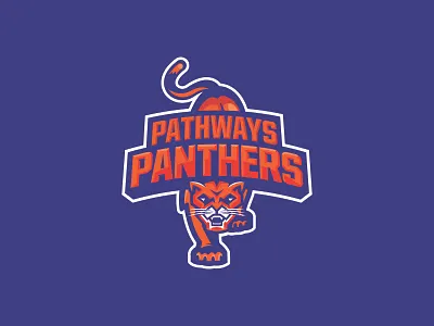 Pathway Panthers Branding branding design logo mascot panther school sports