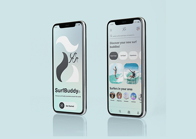 UI/UX Design concept for Surf Buddy app design design graphic design ui ux