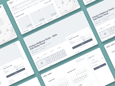 Wireframes for a unique travel company design travel ux wireframes