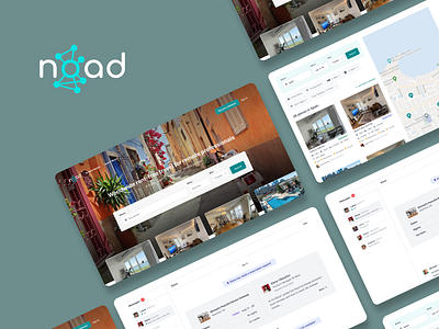 Noad Exchange - the home exchange network for remote workers design travel ui ux