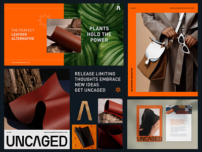 Uncaged - Visual Identity branding design graphic design identity typography