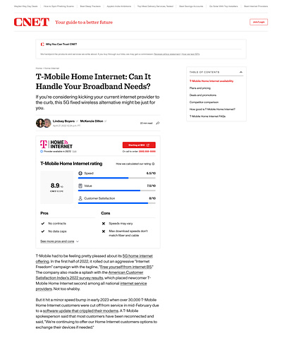 CNET Broadband Scorecard broadband cta internet product rating rating scorecard site website