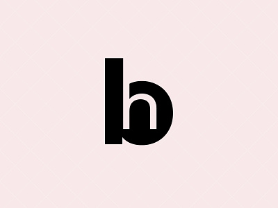 bh logo art bh bh logo bh monogram branding design hb hb logo hb monogram identity illustration lettermark logo logo design logotype minimalist monogram negative space typography vector